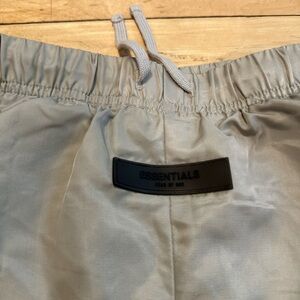 Essentials Light Gray Casual Shorts